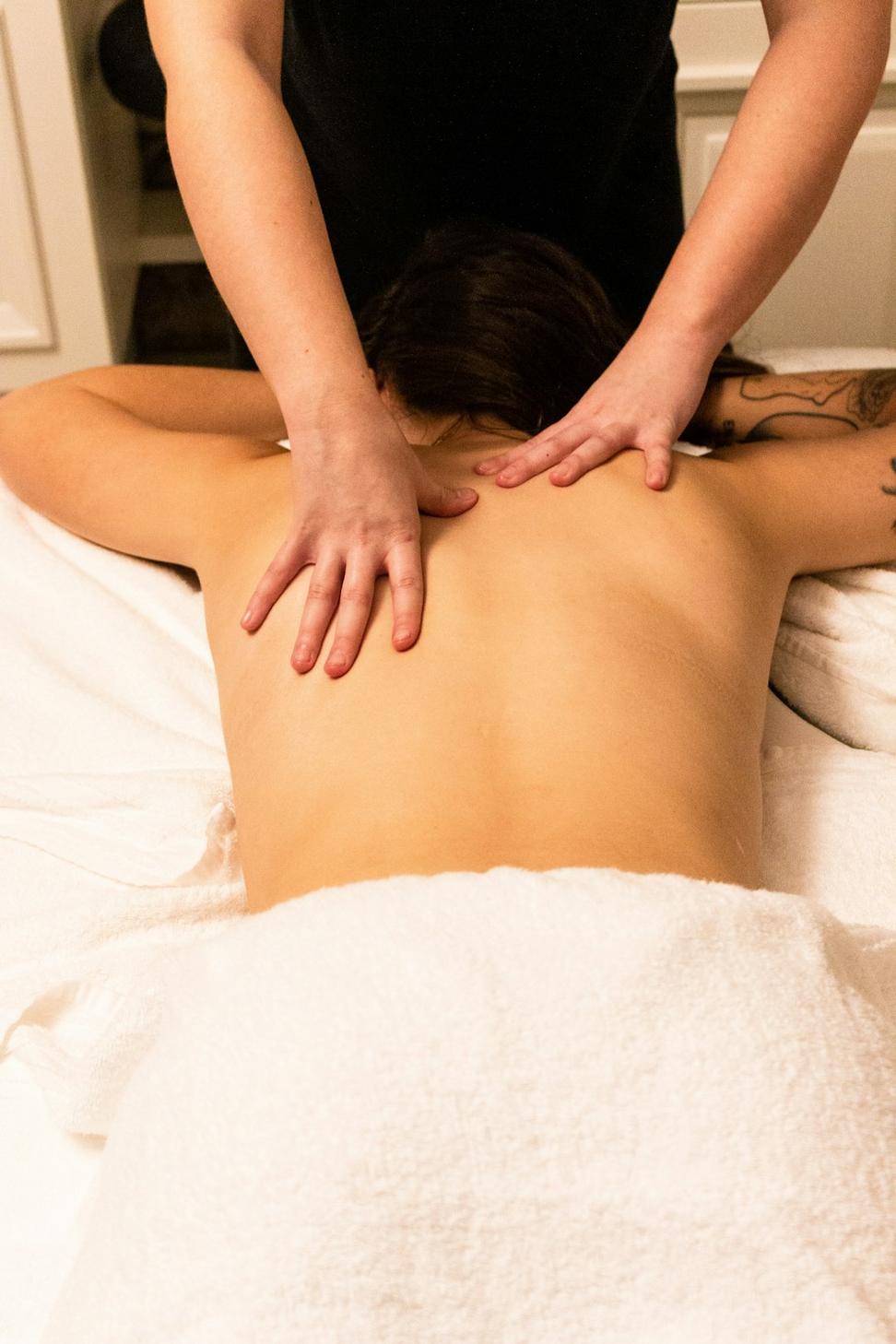 Hot stone massage