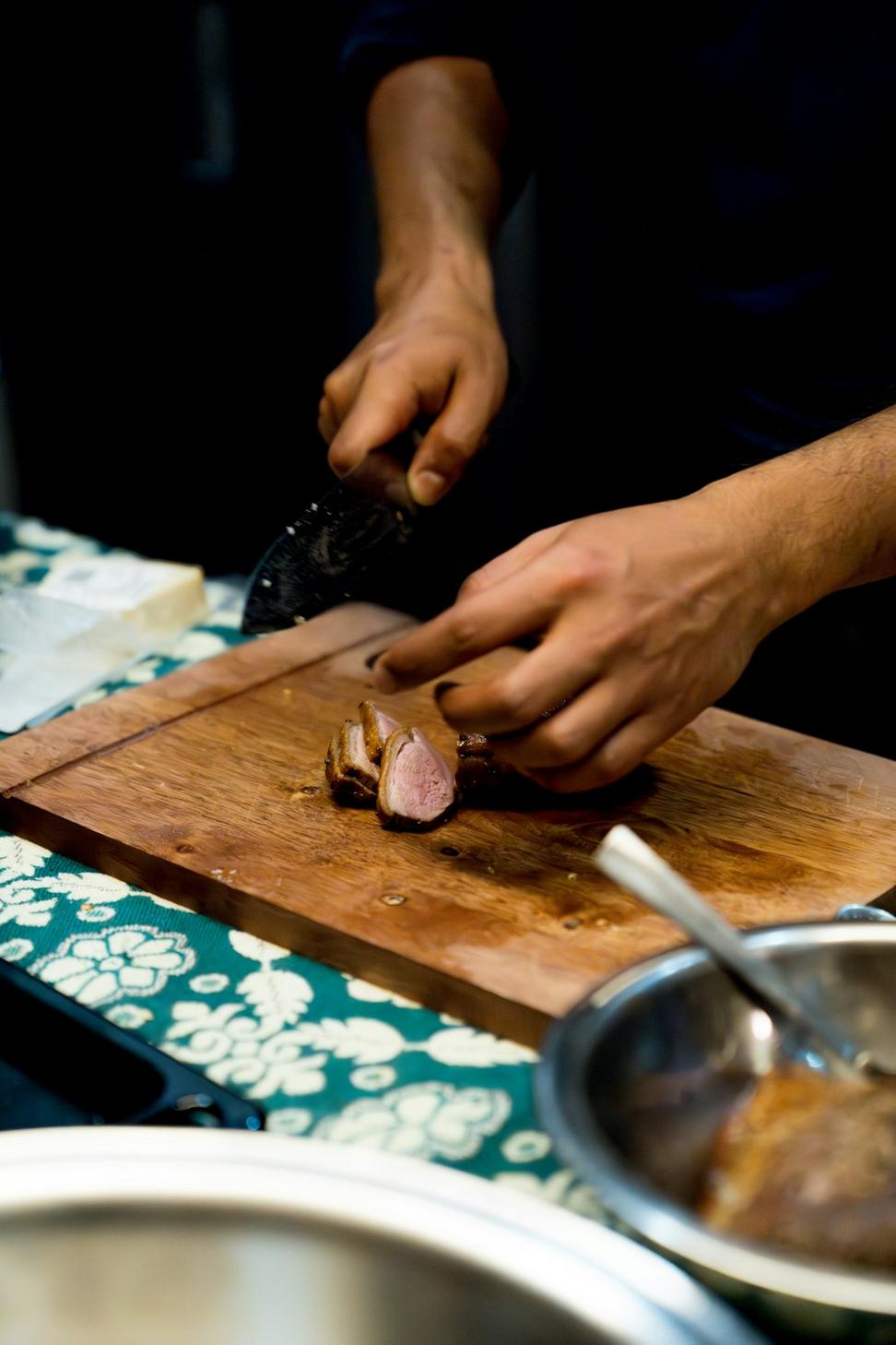 Our culinary team at work